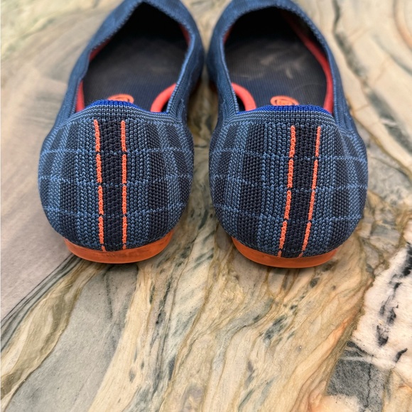 Rothy's Navy Checkered Flats - Picture 2 of 3